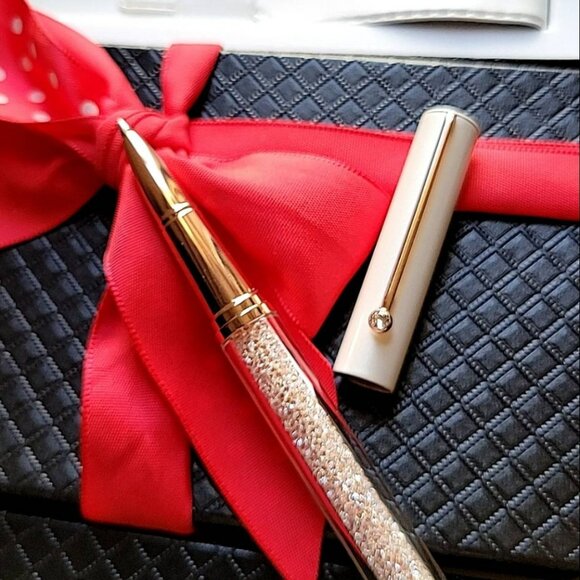 Crystal Adorned Pen Gift Set - "Willow" 1050 | Authentic Jimmy Crystal New York - Picture 5 of 7